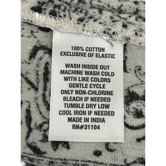 Wonderly Boho Maxi Dress Size M Tiered Peasant Cottage Prairie V-Neck Cotton - Picture 6 of 10